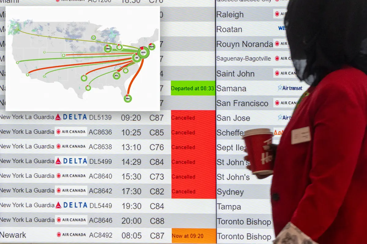 LaGuardia Airport overwhelmed by cancellations and delays
