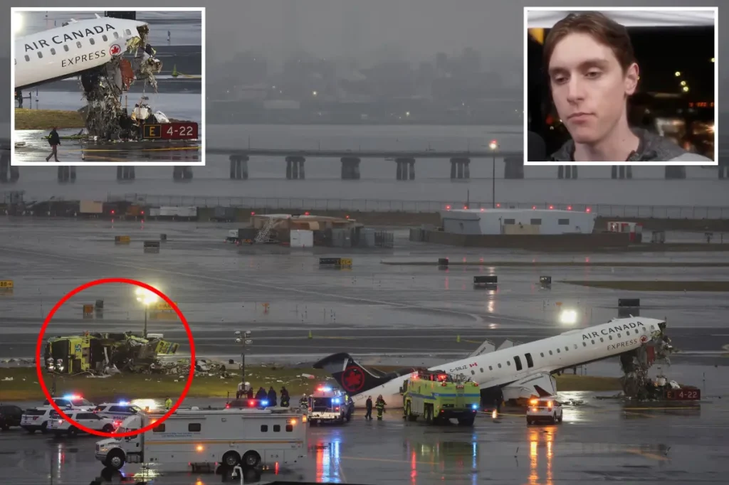 LaGuardia travelers recount 'chaos' prior to deadly crash and pilot's courageous last moment