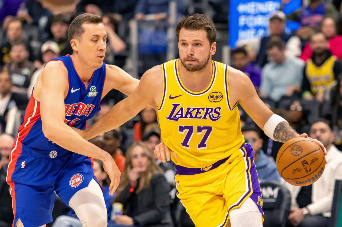 Lakers' winning streak concludes with defeat against Pistons