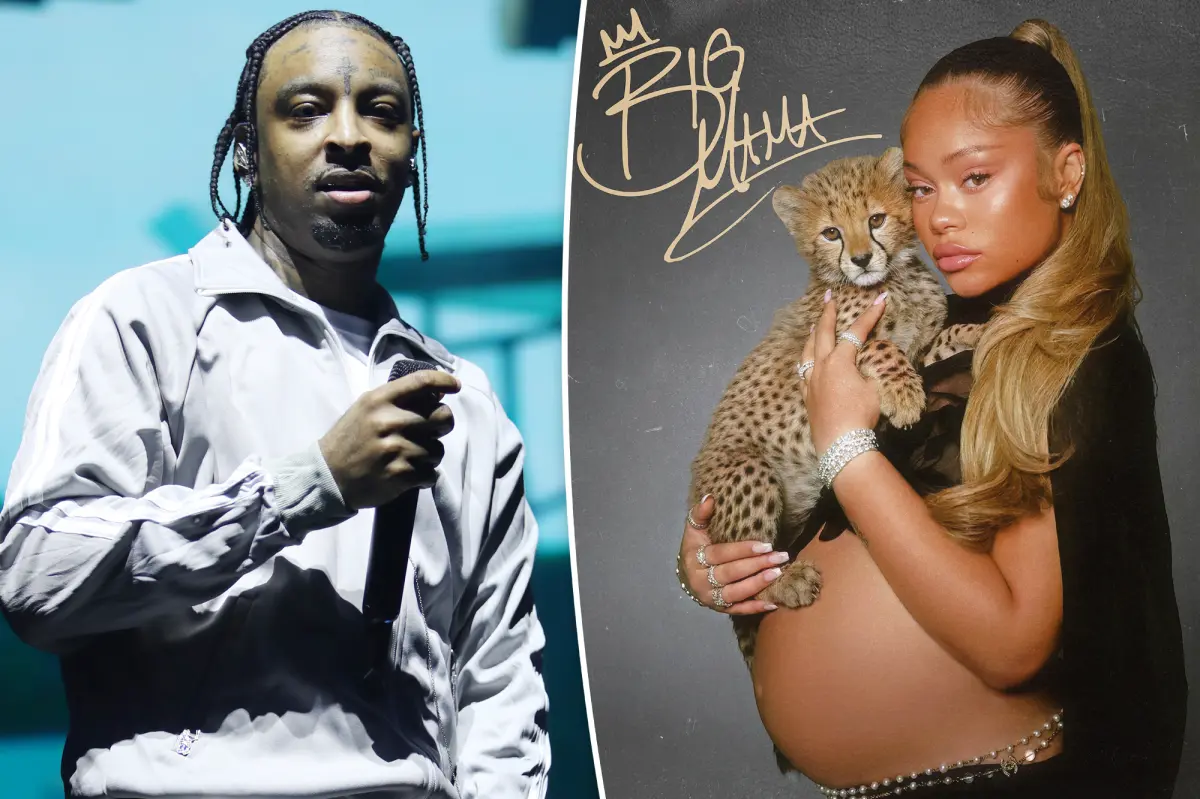 Latto reveals she is pregnant with the 'Big Mama' album, suggests she is having a baby with 21 Savage.