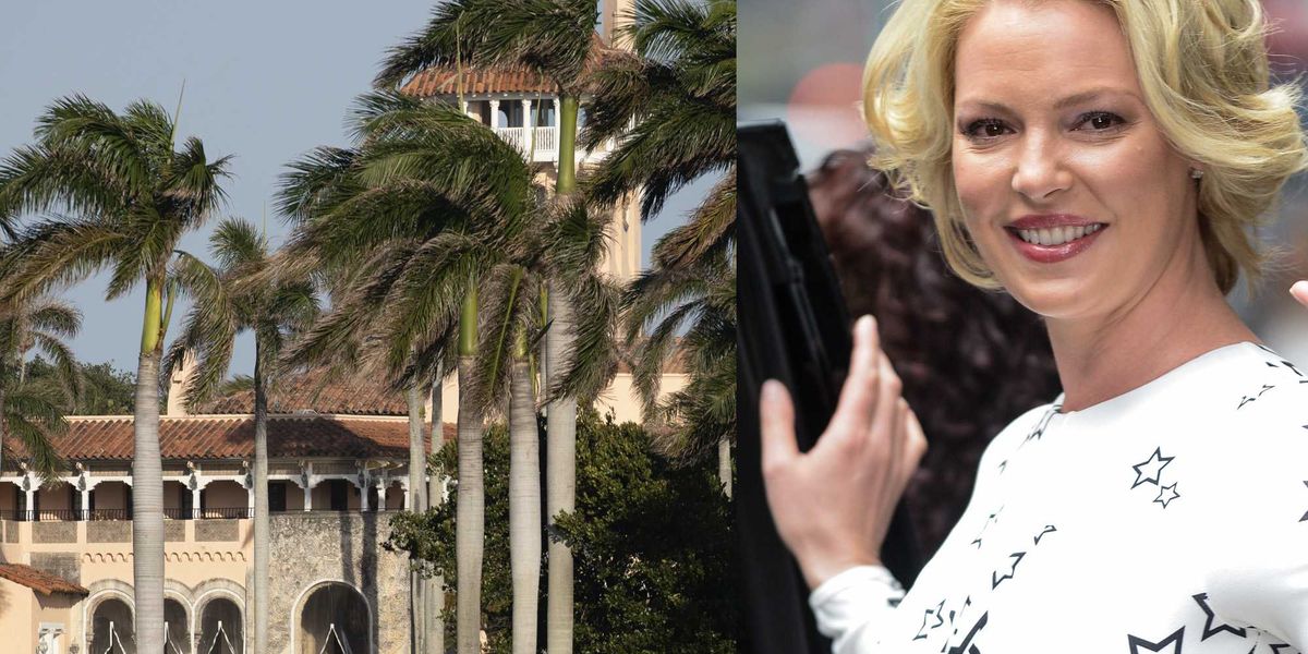 Liberals attack actress Katherine Heigl over a charity event at Mar-a-Lago — and she responds strongly.