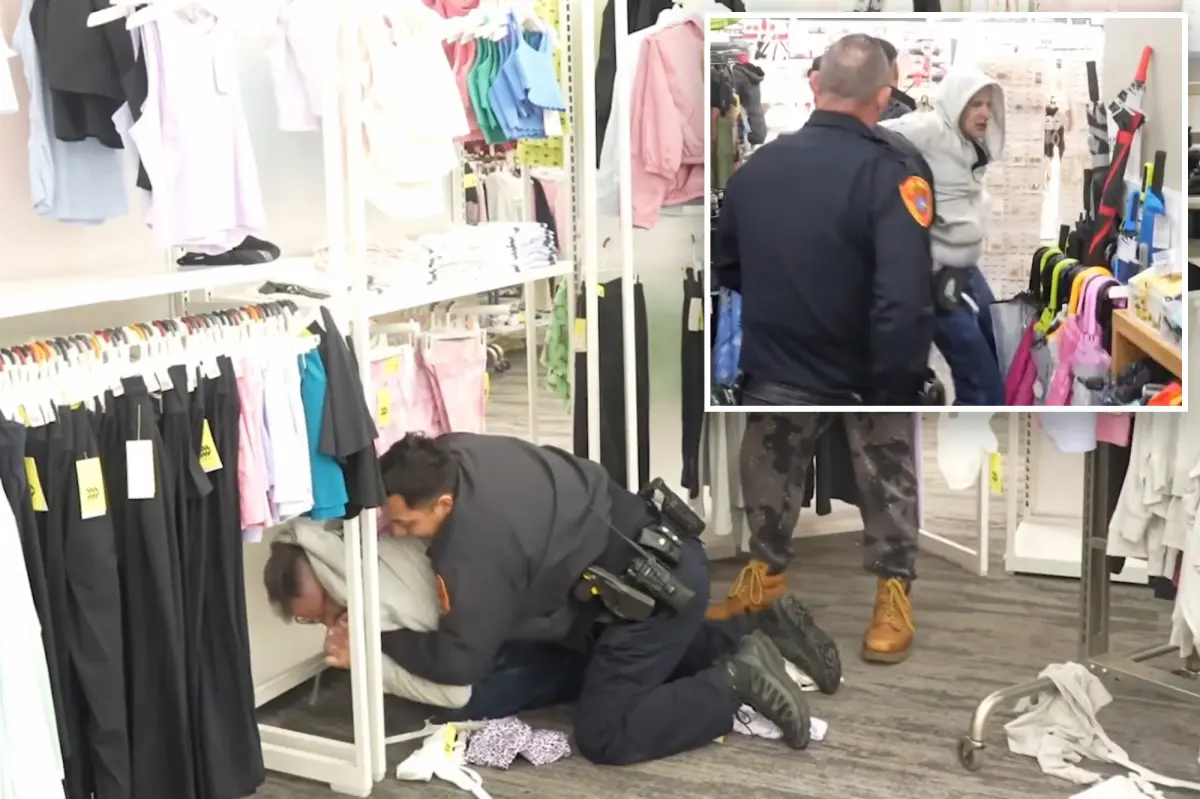 Long Island man bites officer, contacts his mother, and crawls at Target during a botched sting operation: video