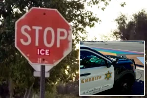 Los Angeles County Sheriff's under scrutiny for "Stop ICE" sign