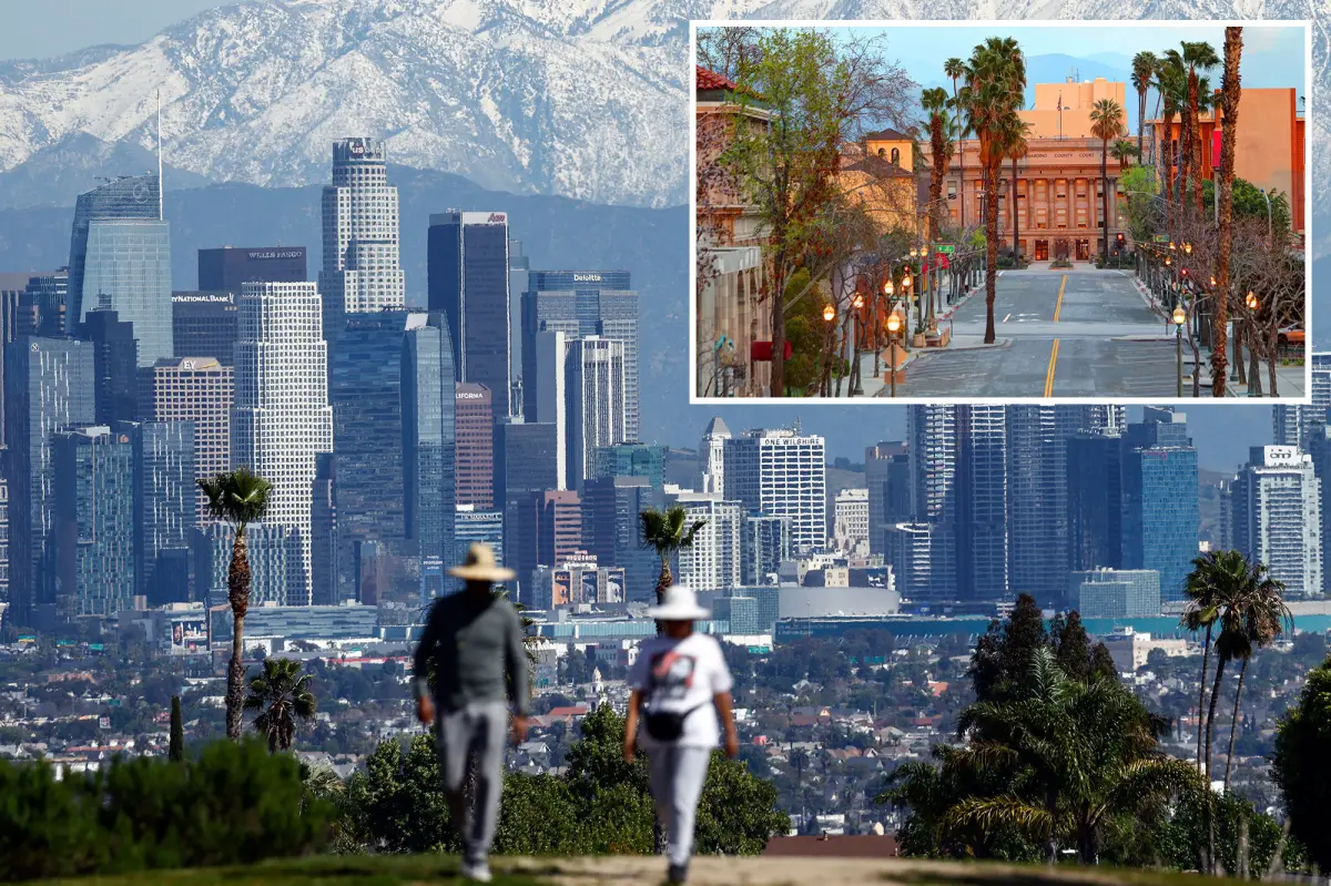 Los Angeles experienced a significant decline in population last year.