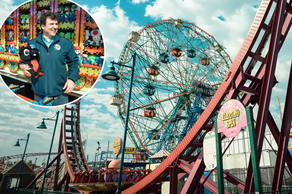Luna Park in Coney Island is reopening this weekend – take a look at the last days of preparations for the season.