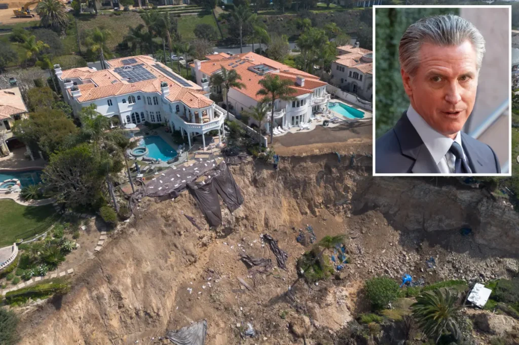Luxurious LA neighborhood experiences massive loss of wealth as mansion owners criticize Gavin Newsom