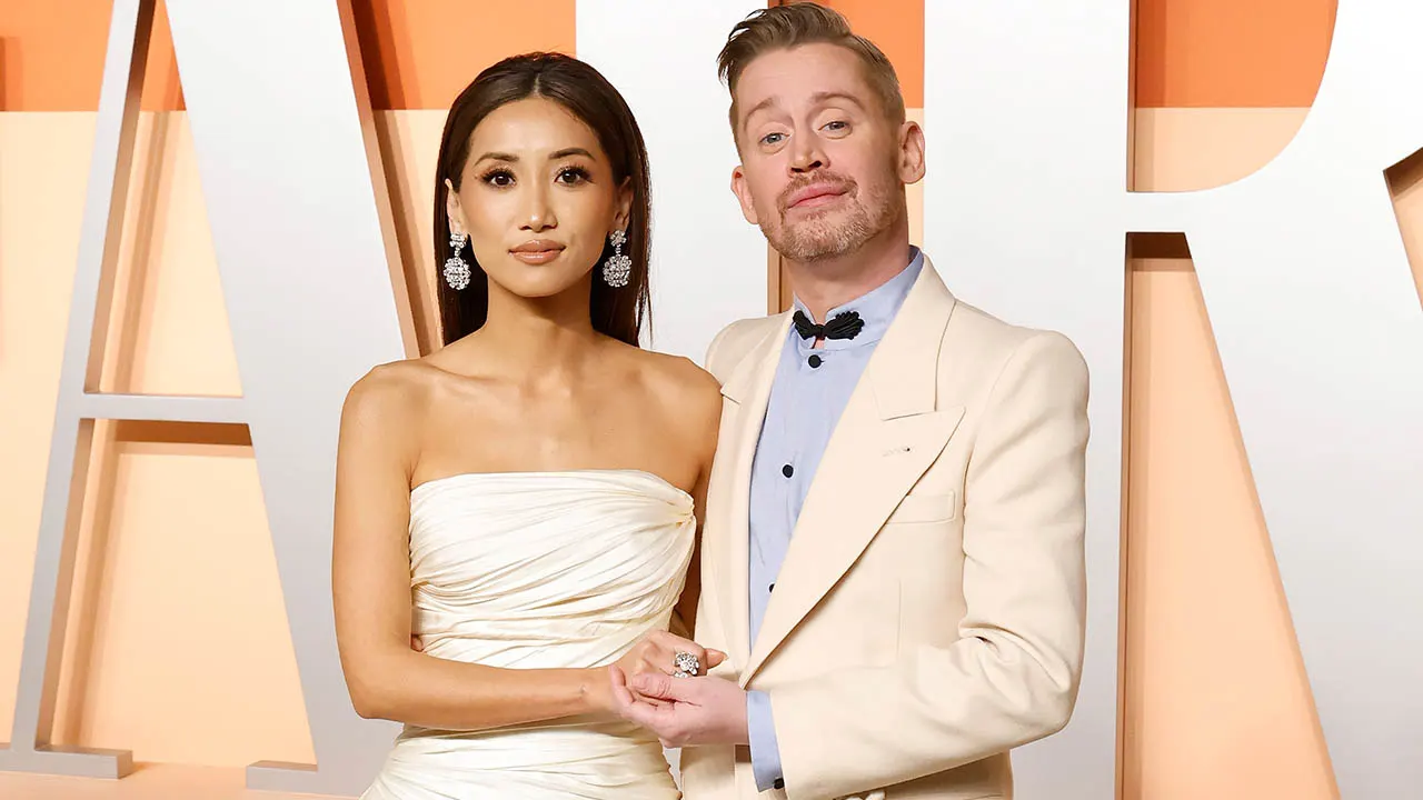 Macaulay Culkin and Brenda Song criticize Alaska Airlines for separating them from their children.
