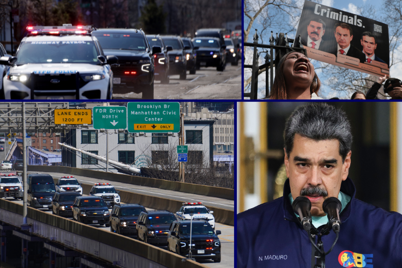 Maduro of Venezuela returns to New York court for a second time over drug-related terrorism allegations.