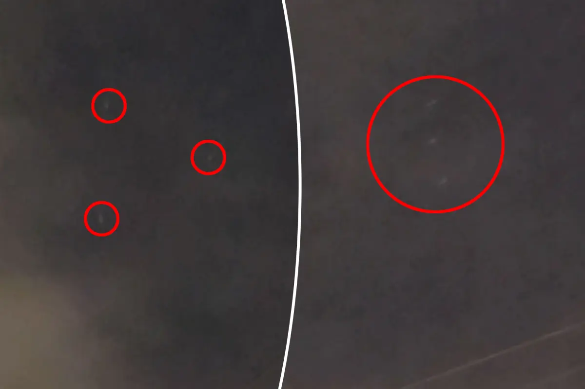 Man in Queens sees unknown orbs flying over New York City.