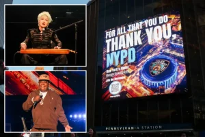 Many of New York's best gather for the 'Thank You, NYPD' concert at Madison Square Garden