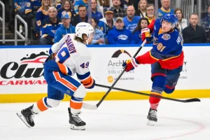 Max Shabanov of the Islanders receiving an opportunity to showcase his skills again