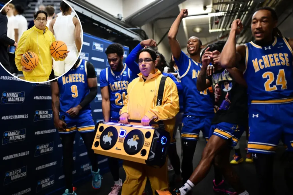 McNeese manager Amir 'aura' Khan makes a comeback for March Madness 2026