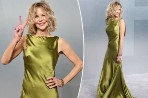 Meg Ryan's infrequent presence on the red carpet at the Oscars party 2026