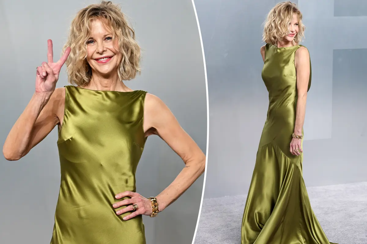 Meg Ryan's infrequent presence on the red carpet at the Oscars party 2026