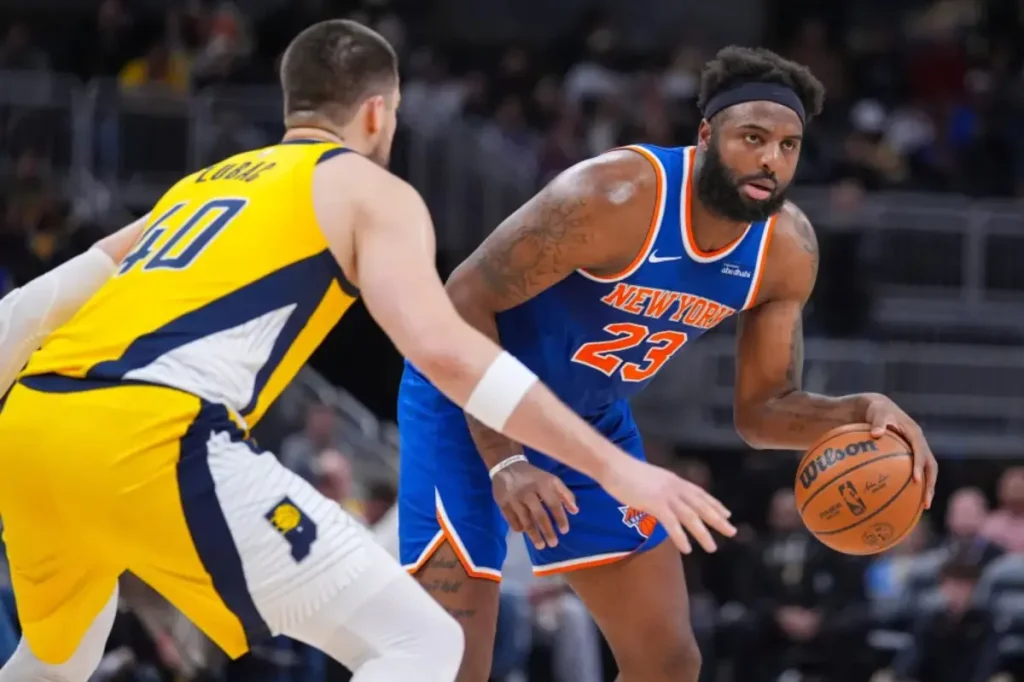 Mitchell Robinson from the Knicks has a standout game in rebounds