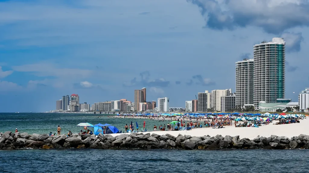 More than 140 spring break participants taken into custody at beach parties in Gulf Shores, Alabama