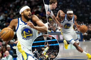 Moses Moody is injured in Warriors' 137-131 victory over Mavericks