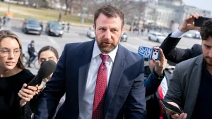 Mullin arrives at a tense DHS hearing as Democrats push for changes in immigration policy