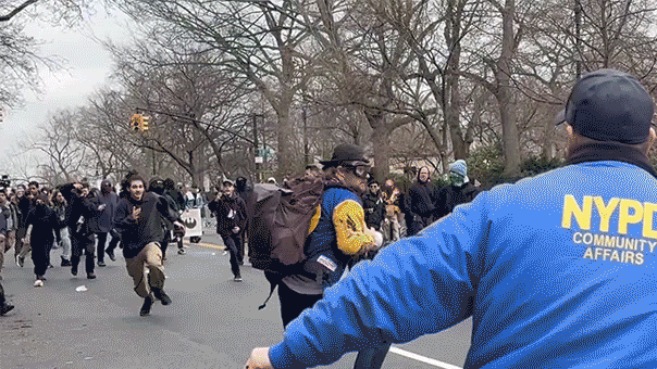 New video reveals NYC terror suspect being subdued after supposedly throwing a bomb at a protest