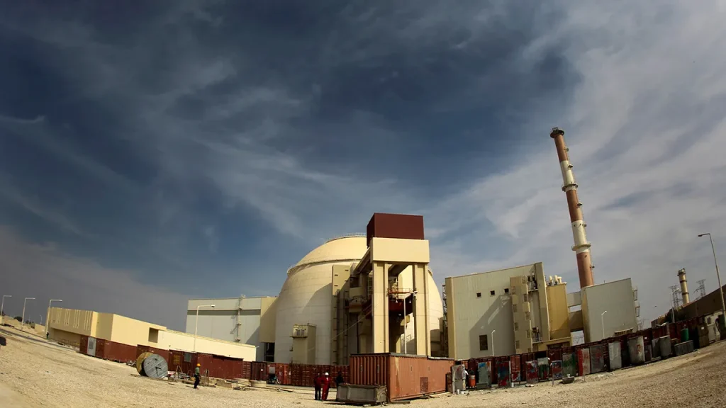 Nuclear chief warns that an attack on Iran's Bushehr plant would breach safety boundaries.