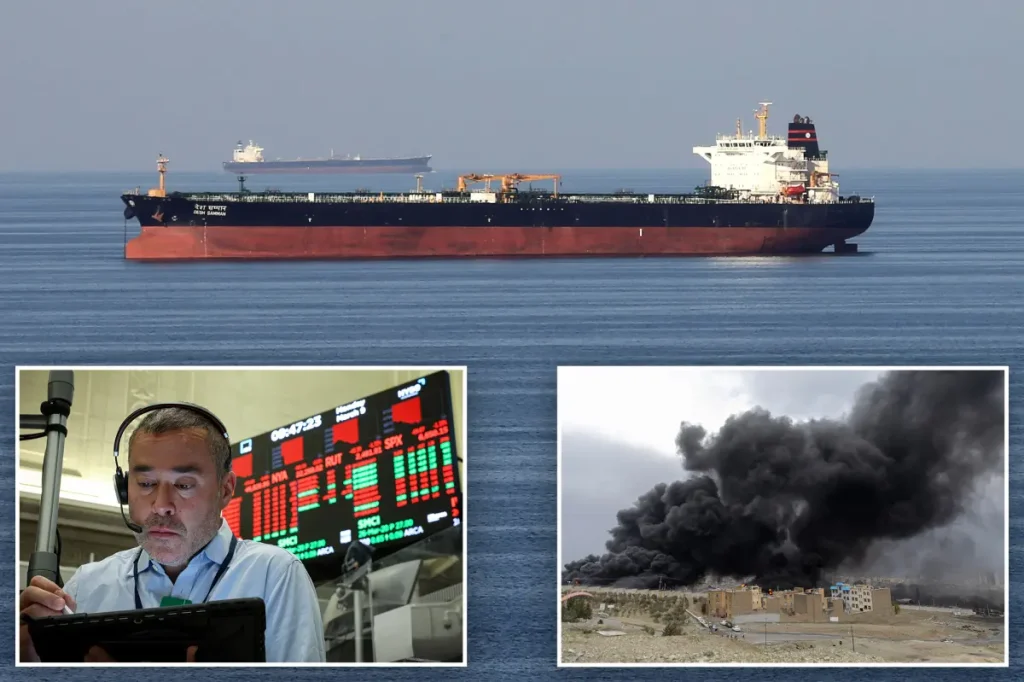 Oil prices fall close to $80 after the US retracts its statement about a tanker being escorted through the Strait of Hormuz.