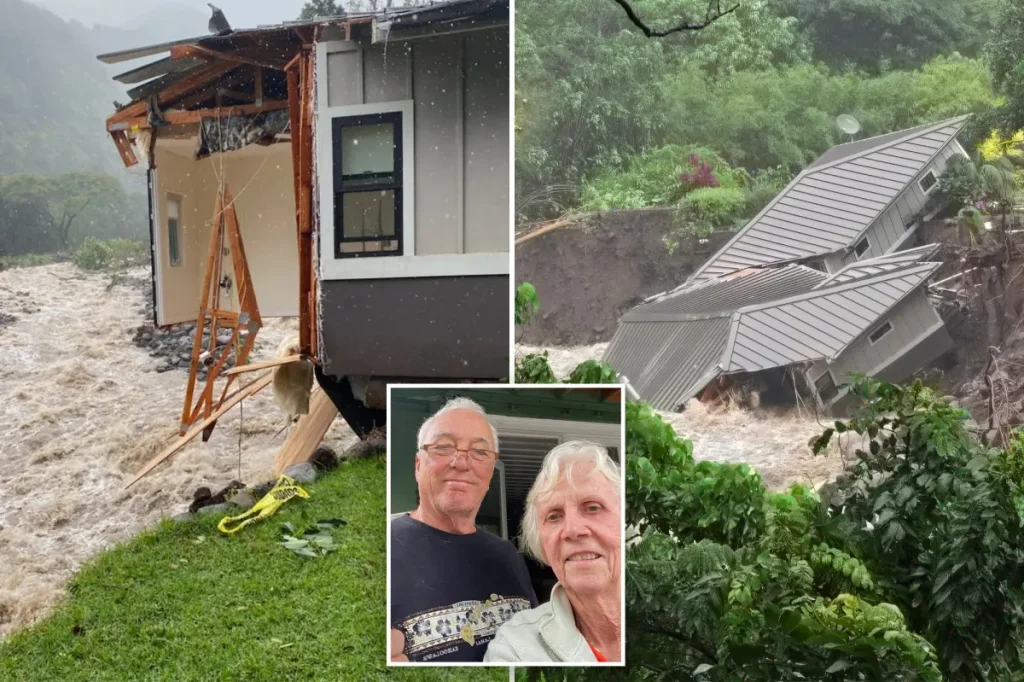 Older couple's dream home in Hawaii is lost due to flooding.