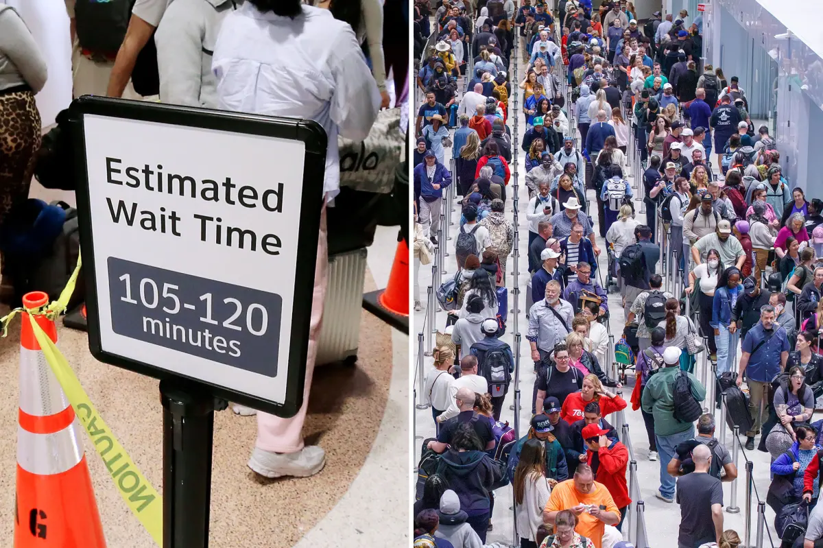 One in five TSA staff members are absent at Long Beach Airport during staffing issues.