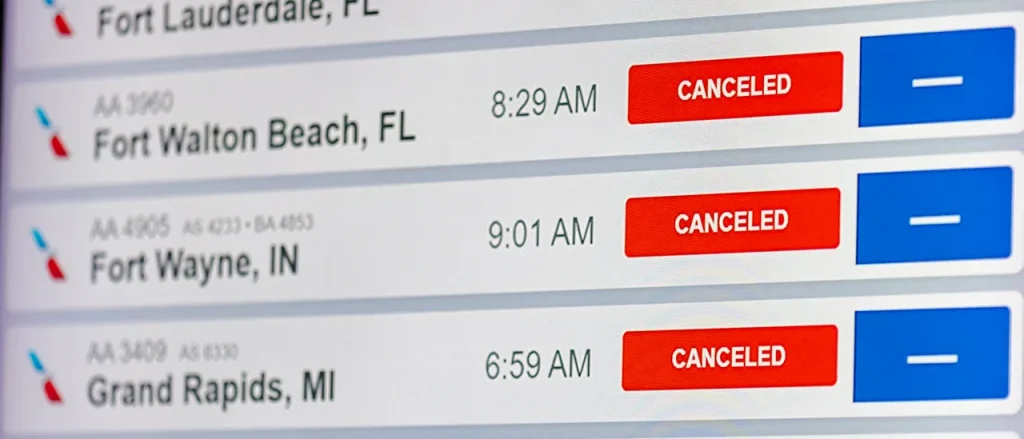 Over 3300 Flights Canceled Due to Severe Storm
