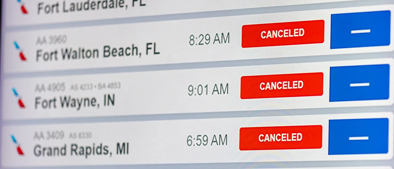 Over 3300 Flights Canceled Due to Severe Storm
