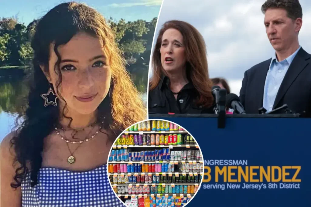 Parents confront energy drinks following their daughter's caffeine-related death.