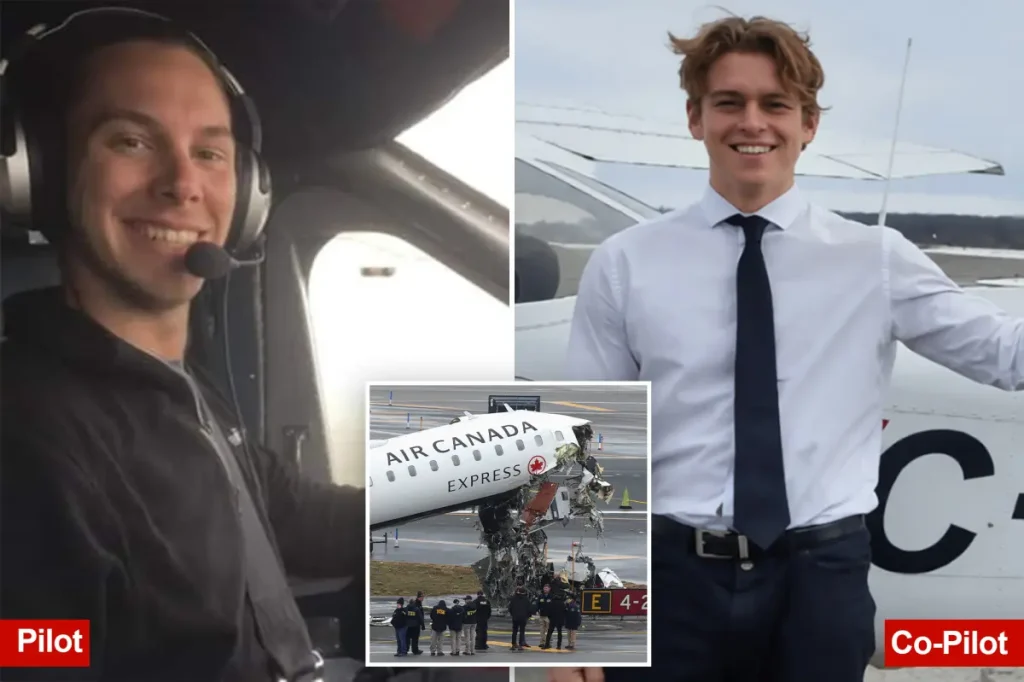 Passengers claim the pilots who died in the LaGuardia crash 'saved us'