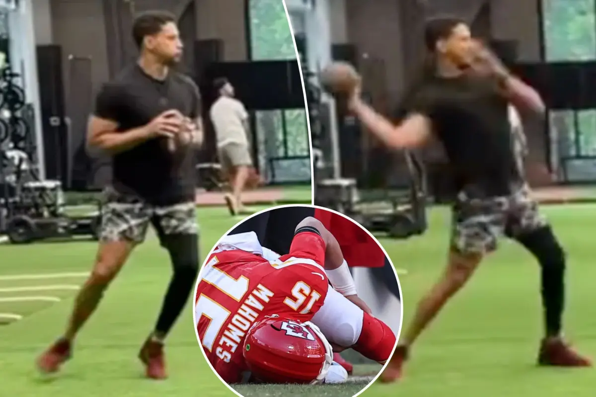 Patrick Mahomes releases new video while he recovers from injury
