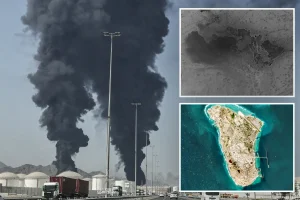 Pictures reveal US attack on Iran's Kharg Island.