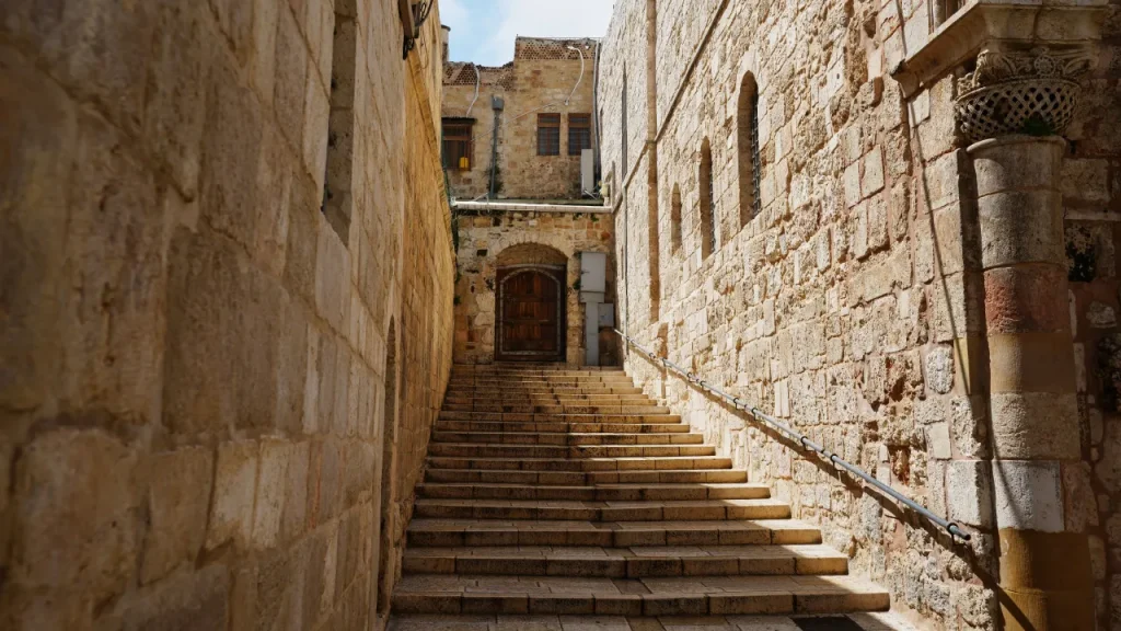 Police in Israel justify the choice to shut down sacred locations in Jerusalem on Palm Sunday.