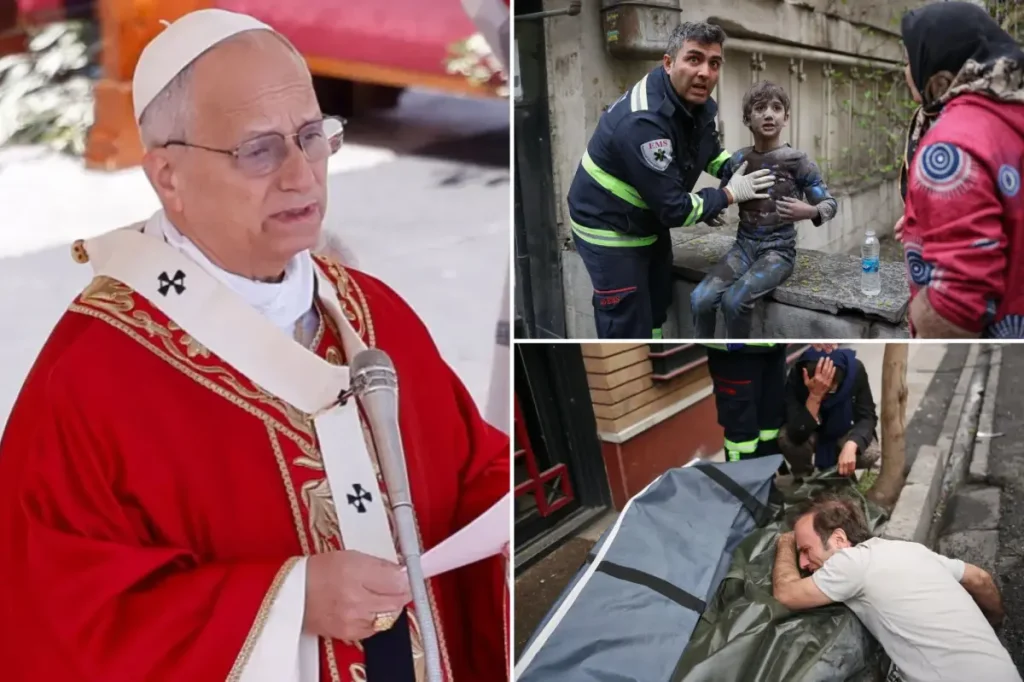 Pope Leo delivers a firm criticism of the 'horrific' war in Iran in his Palm Sunday address.