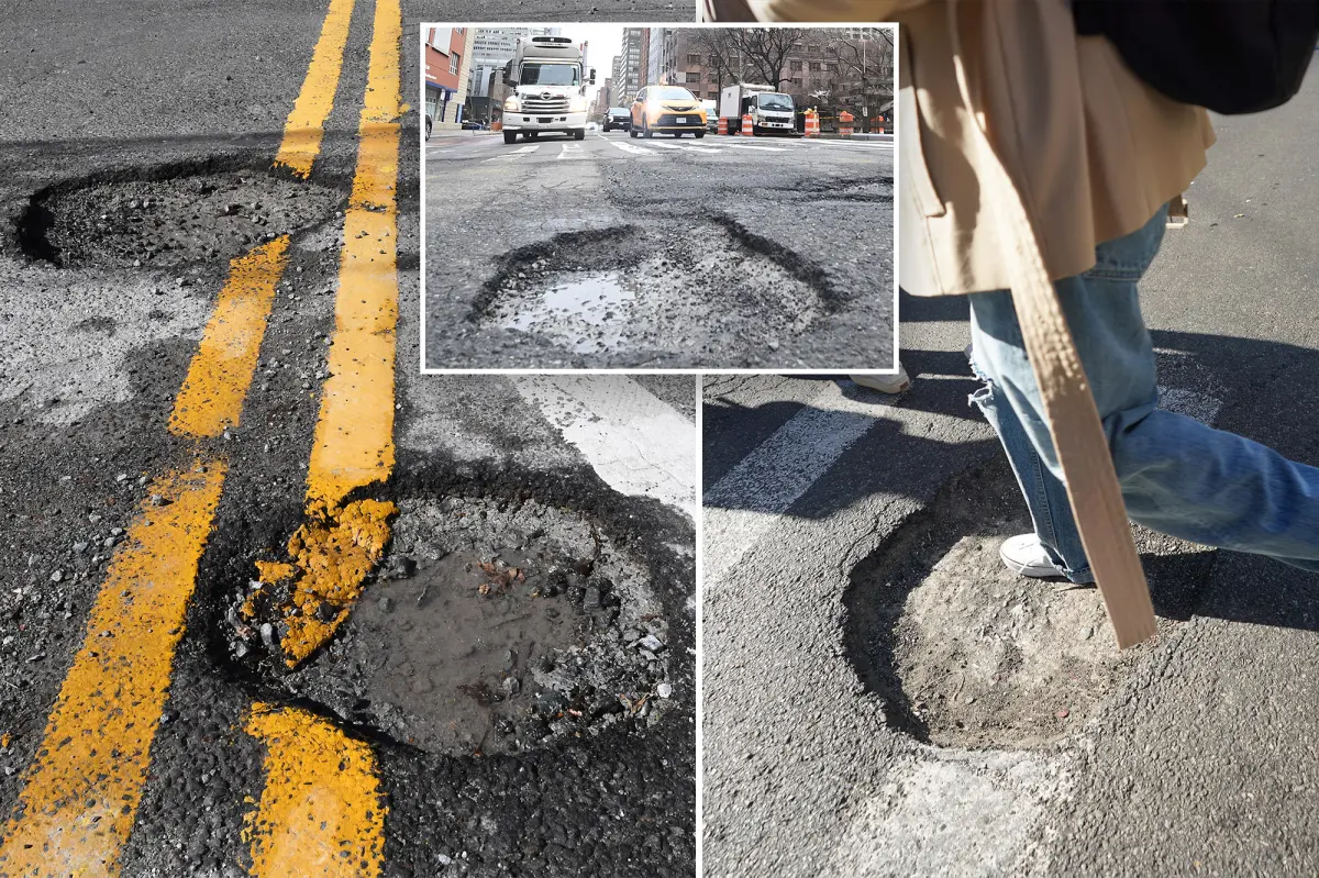 Pothole reports in NYC are breaking records, exceeding 22,000, with 2026 seeing the first rise in calls into the triple digits.