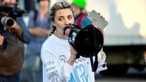 Progressive figure uses strong language against Trump and ICE in speech after primary defeat