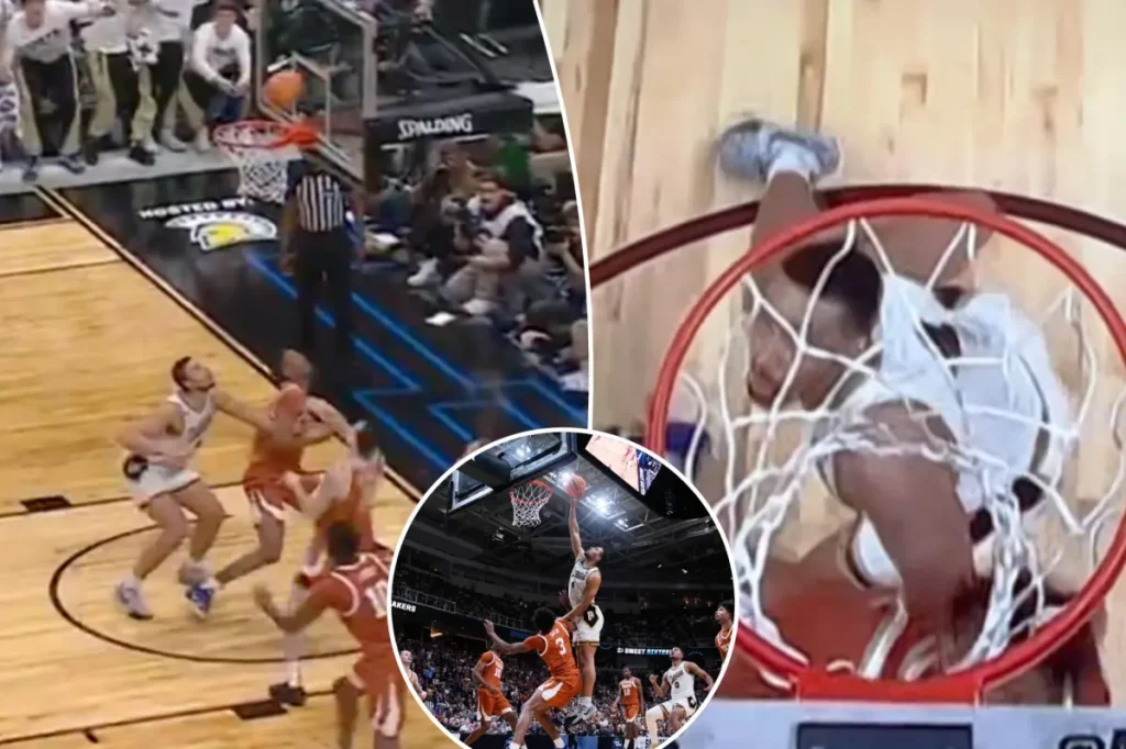 Purdue might have escaped a foul on the game-winning shot in a chaotic March Madness moment.