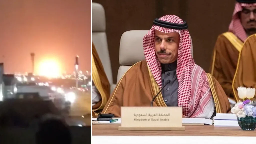 Qatar and Saudi Arabia head a group of 12 countries denouncing Iran's attacks.