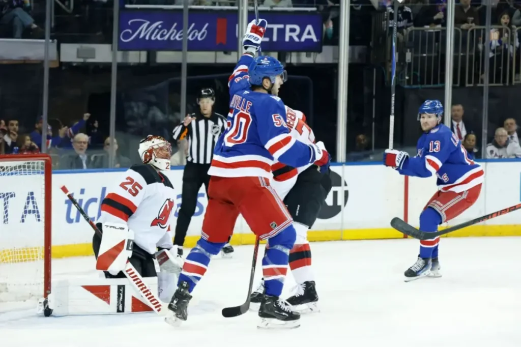 Rangers facing a tough moment in local hockey against the Devils