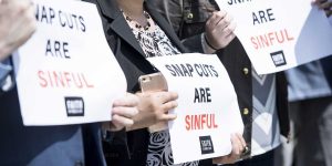 Recipients of food assistance are suing over restrictions on unhealthy foods, sugary drinks, and energy beverages.