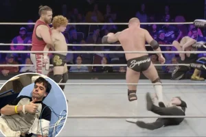 Referee experiences a health crisis during OVW wrestling match