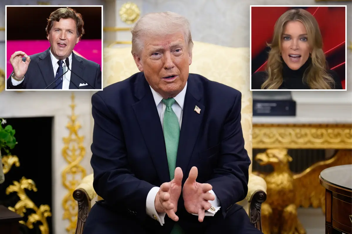 Republicans mostly support Trump rather than Tucker Carlson or Megyn Kelly regarding the Iran war, according to a poll.
