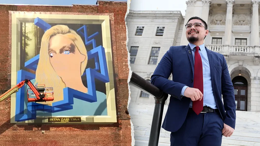 Rhode Island state Rep David Morales encounters criticism for remarks on the Zarutska mural