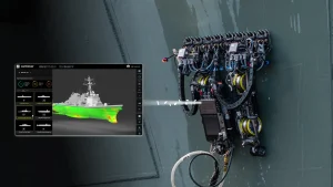 Robots that climb walls gather on Navy warships
