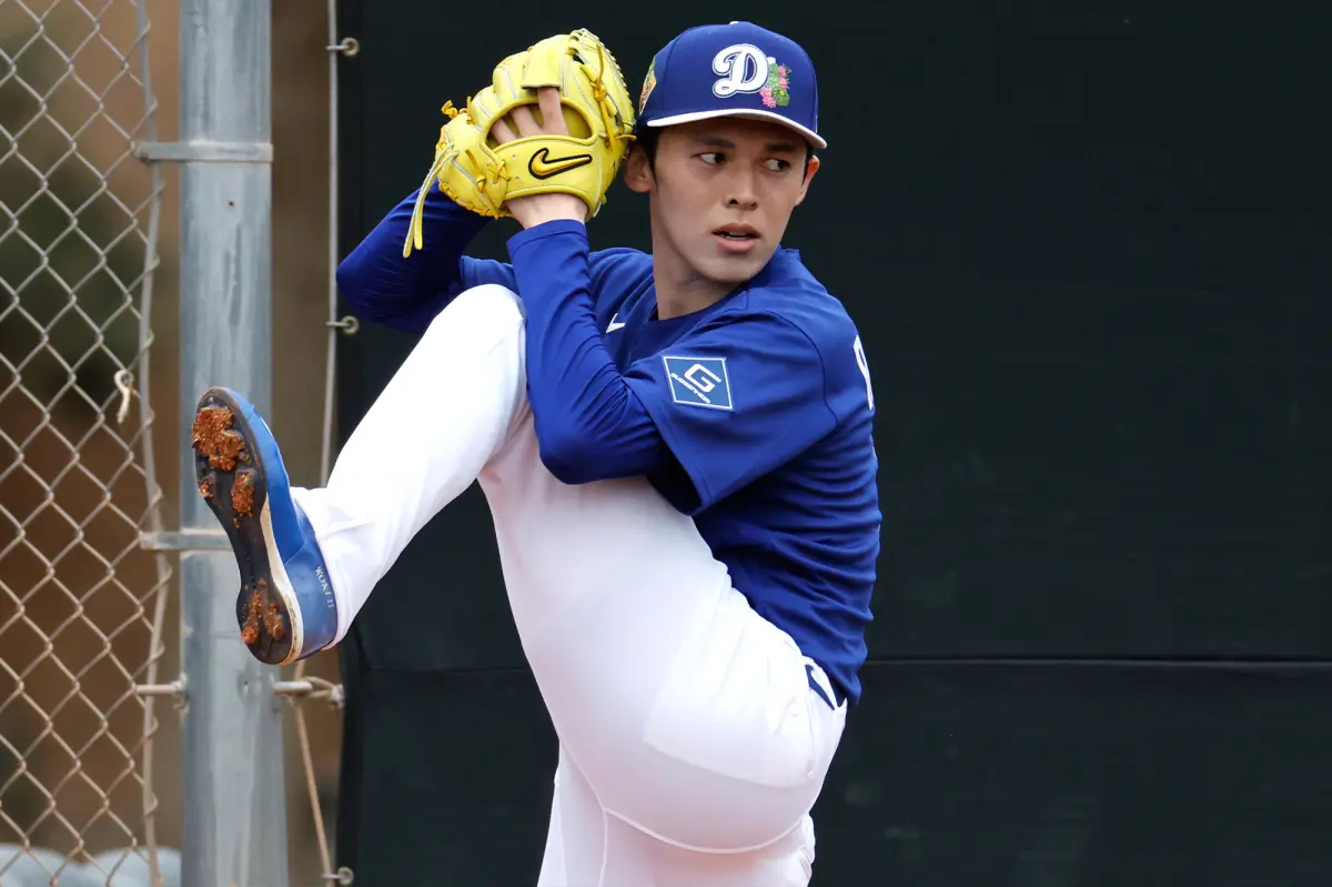 Roki Sasaki of the Dodgers is not worried about his spring performance