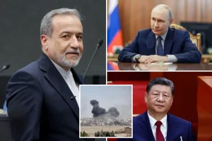 Russia and China are offering military support to Iran, says foreign minister.