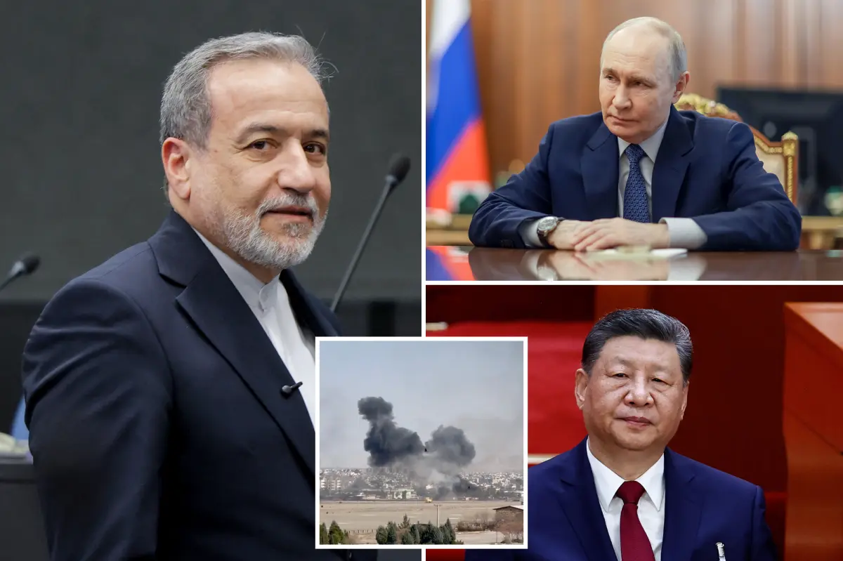Russia and China are offering military support to Iran, says foreign minister.