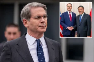 Scott Bessent to meet with China's vice premier in Paris for trade discussions before Trump heads to China