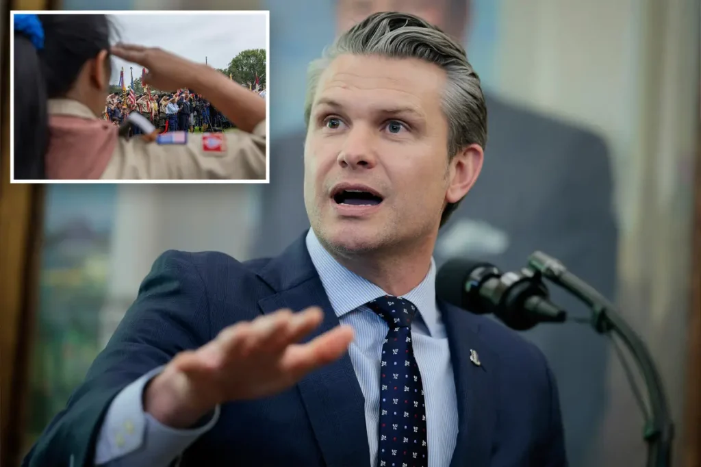 Scouting America aims to distance itself from the 'woke' label by reaffirming its dedication to military and traditional American values.